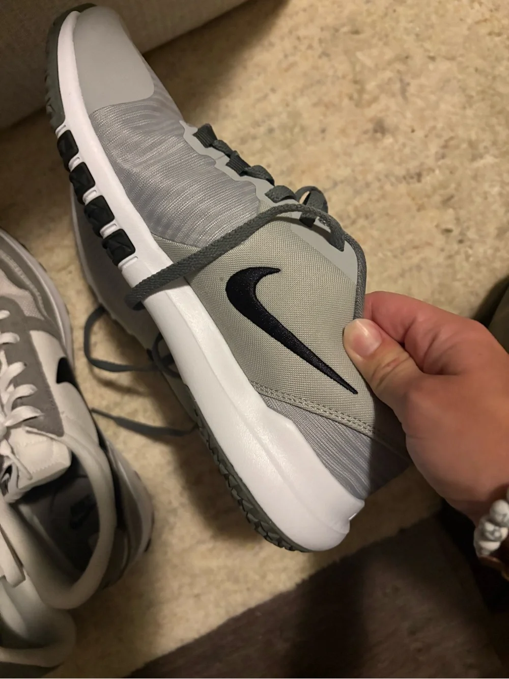 Nike Men’s Gray Athletic Sneakers